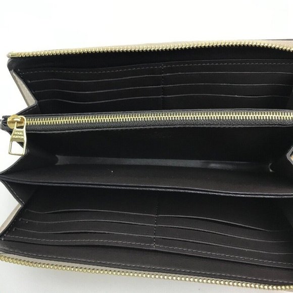 LOUIS VUITTON M63104 Monogram flower Portefeuille-Comet Zippy Wallet Long Wallet - Picture 9 of 12